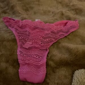 NWT COSABELLA CEYLON PINK LACE THONG M/L